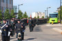 The 100 man guard, and Pipes and Drums Band formed up, ready to march on to the parade